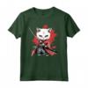 Khao Manee - Gatto Giapponese Samurai Kawaii, Gatto Ninja Maglietta - Design Intricato per Appassionati di Gatti e Ninja