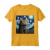 Khao Manee - Gatto Starry Night - Maglietta per Amanti del Gatto Khao Manee - Ideale per Compleanno