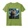 Khao Manee - Gatto Starry Night - Maglietta per Amanti del Gatto Khao Manee - Ideale per Compleanno
