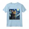 Khao Manee - Gatto Starry Night - Maglietta per Amanti del Gatto Khao Manee - Ideale per Compleanno