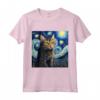 Khao Manee - Gatto Starry Night - Maglietta per Amanti del Gatto Khao Manee - Ideale per Compleanno