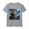 Khao Manee - Gatto Starry Night - Maglietta per Amanti del Gatto Khao Manee - Ideale per Compleanno