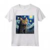 Khao Manee - Gatto Starry Night - Maglietta per Amanti del Gatto Khao Manee - Ideale per Compleanno