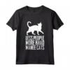 Less People More Khao Manee Cats - Funny Cat Lover T-shirt - Great Gift for Khao Manee Cat Owners
