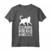 Less People More Khao Manee Cats - Funny Cat Lover T-shirt - Great Gift for Khao Manee Cat Owners