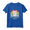 Khao Manee Gatto Mamma Divertente - Maglia a Manica per Amanti dei Gatti Khao Manee - Regalo Unico per Felini Tailandesi