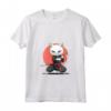 Donna Khao Manee - Gatto Samurai Kawaii - Maglietta con Collo a V per Appassionati di Gatti e Ninja