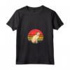 Khao Manee Cat Tramonto Retro Vintage Design - Maglietta Mamma Papà Bambini - Regalo Unico per Amanti Gatti Khao Manee