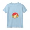 Khao Manee Cat Tramonto Retro Vintage Design - Maglietta Mamma Papà Bambini - Regalo Unico per Amanti Gatti Khao Manee
