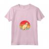 Khao Manee Cat Tramonto Retro Vintage Design - Maglietta Mamma Papà Bambini - Regalo Unico per Amanti Gatti Khao Manee
