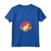 Khao Manee Cat Tramonto Retro Vintage Design - Maglietta Mamma Papà Bambini - Regalo Unico per Amanti Gatti Khao Manee