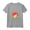 Khao Manee Cat Tramonto Retro Vintage Design - Maglietta Mamma Papà Bambini - Regalo Unico per Amanti Gatti Khao Manee