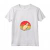 Khao Manee Cat Tramonto Retro Vintage Design - Maglietta Mamma Papà Bambini - Regalo Unico per Amanti Gatti Khao Manee