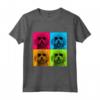 Komondor Love in Pop Art - Maglietta Colorato Design per Amanti dei Cani - Regalo Perfetto per Natale o Compleanni