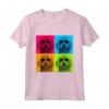 Komondor Love in Pop Art - Maglietta Colorato Design per Amanti dei Cani - Regalo Perfetto per Natale o Compleanni