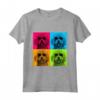 Komondor Love in Pop Art - Maglietta Colorato Design per Amanti dei Cani - Regalo Perfetto per Natale o Compleanni