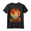 Divertente Komondor Halloween Maglietta - Regalo Unico per Amante dei Cani durante Halloween - Happy Howl-o-ween Design