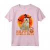 Divertente Komondor Halloween Maglietta - Regalo Unico per Amante dei Cani durante Halloween - Happy Howl-o-ween Design