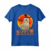 Divertente Komondor Halloween Maglietta - Regalo Unico per Amante dei Cani durante Halloween - Happy Howl-o-ween Design