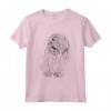 Komondor Dog Line Art Minimalista Mamma Papà Maglietta - Regalo Perfetto per Amanti dei Cani Komondor - Ideale per Natale o Compleanni