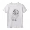 Komondor Dog Line Art Minimalista Mamma Papà Maglietta - Regalo Perfetto per Amanti dei Cani Komondor - Ideale per Natale o Compleanni