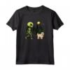 Divertente Komondor Alien Walking UFO Pet Dog Mamma Papà Maglietta - Regalo Perfetto per Amanti dei Cani e Credenti Alieni - Ideale per Natale o Compleanni