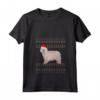 Donna Komondor Natale Maglietta con Collo a V - Design Natalizio Unico per Genitori di Komondor - Regalo Perfetto per Amanti dei Cani