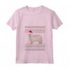 Donna Komondor Natale Maglietta con Collo a V - Design Natalizio Unico per Genitori di Komondor - Regalo Perfetto per Amanti dei Cani