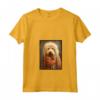 Komondor - Ritratto di cane rinascimentale, divertente, per mamma e papà - Maglietta con Collo a V - Regalo per Natale, Ringraziamento o Compleanno
