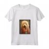Komondor - Ritratto di cane rinascimentale, divertente, per mamma e papà - Maglietta con Collo a V - Regalo per Natale, Ringraziamento o Compleanno