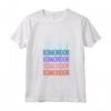 Donna Funny Modern Repeated Text Design Komondor Maglietta con Collo a V - Perfect Fluffy Companion Tee for Dog Lovers