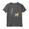 Divertente Komondor Scheletro Cane a Piedi Halloween Maglietta - Regalo Perfetto per Proprietari di Cani - Ideale per Natale o Compleanni
