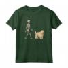 Divertente Komondor Scheletro Cane a Piedi Halloween Maglietta - Regalo Perfetto per Proprietari di Cani - Ideale per Natale o Compleanni
