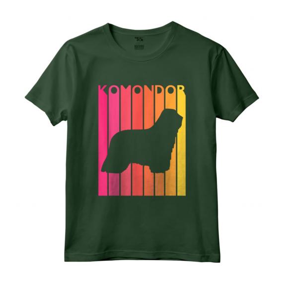 Komondor - Maglietta Vintage per Cani, Ideale Regalo per Amanti dei Cani - Orgoglioso Proprietario di un Komondor