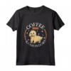 Caffè e Komondor Maglietta - Ideale per Amanti dei Cani - Acquista T-shirt con Slogan per Allevatori e Proprietari