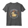 Caffè e Komondor Maglietta - Ideale per Amanti dei Cani - Acquista T-shirt con Slogan per Allevatori e Proprietari