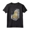 Bandiera Americana Bianco Komondor Maglietta - Design Divertente per Amanti dei Cani - 4 luglio USA