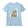 Bandiera Americana Bianco Komondor Maglietta - Design Divertente per Amanti dei Cani - 4 luglio USA