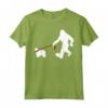 Divertente Bigfoot che Cammina con i Regali del Cane Komondor - Maglietta Ideale per Amanti dei Cani e Credenti Bigfoot - Regalo Compleanno o Natale