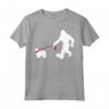 Divertente Bigfoot che Cammina con i Regali del Cane Komondor - Maglietta Ideale per Amanti dei Cani e Credenti Bigfoot - Regalo Compleanno o Natale