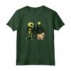 Divertente Komondor Alien Walking UFO Pet Dog Mamma Papà Maglietta - Regalo Unico per Amanti dei Cani e Credenti Alieni - Ideale per Natale e Compleanni