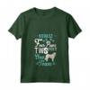 Donna Kuvasz Four Paws Two Feet One Team - Maglietta con Collo a V per Proprietari di Kuvasz - Ideale per Amanti dei Cani