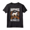 Happiness is being with Kuvaszs Maglietta - Ideale per Proprietari e Amanti di Kuvasz - Acquista Maglietta Kuvasz ungherese