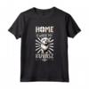 A casa - Kuvasz Maglietta con Slogan Home is where my Kuvasz is - Ideale per Amanti e Proprietari di Kuvasz