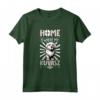 A casa - Kuvasz Maglietta con Slogan Home is where my Kuvasz is - Ideale per Amanti e Proprietari di Kuvasz