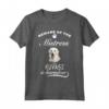 T-shirt Kuvasz - Attenzione alla Padrona - Idea Regalo per Amanti dei Cani - Maglietta Natalizia