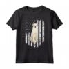 Bandiera Americana Bianco Kuvasz Maglietta - Design Divertente per Amanti dei Cani - 4th of July USA - Acquista Online
