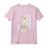 Bandiera Americana Bianco Kuvasz Maglietta - Design Divertente per Amanti dei Cani - 4th of July USA - Acquista Online