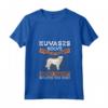 Donna Kuvaszs solve most of my problems - Kuvasz Maglietta con Collo a V per Proprietari di Kuvasz Ungheresi - Ideale per Amanti dei Cani