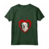 Donna Kuvasz Dog - Amante del cuore del cane - Kuvasz Tshirt con Collo a V - Ideale per Proprietari di Kuvasz